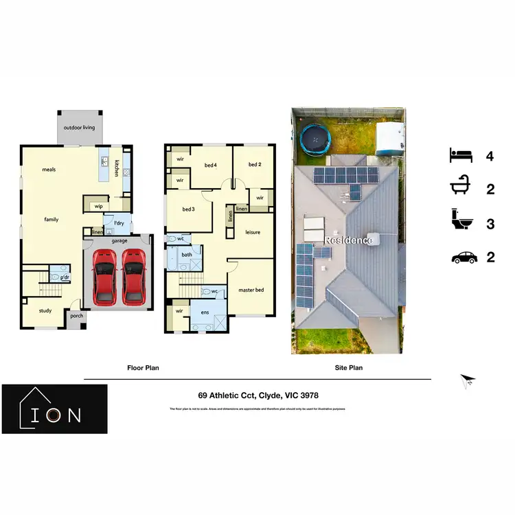 Floorplan of Homely house listing, 69 Athletic Circuit, Clyde VIC 3978