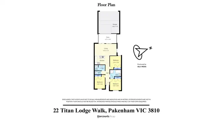Floorplan of Homely house listing, 22 Titan Lodge Walk, Pakenham VIC 3810
