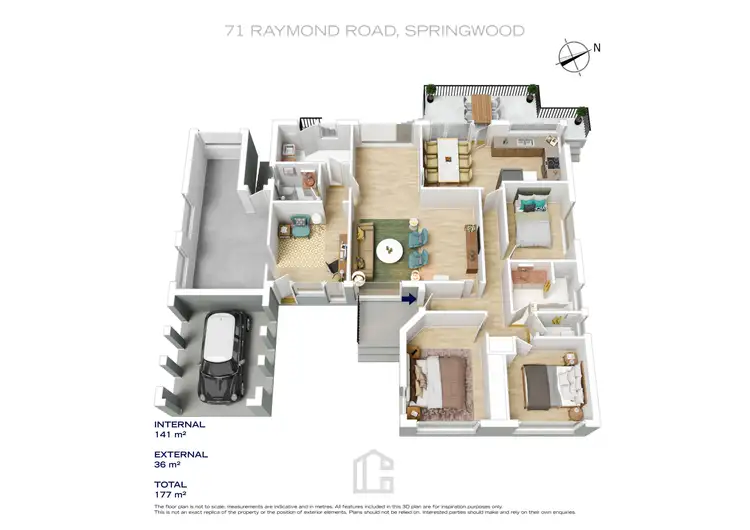Floorplan of Homely house listing, 71 Raymond Road, Springwood NSW 2777