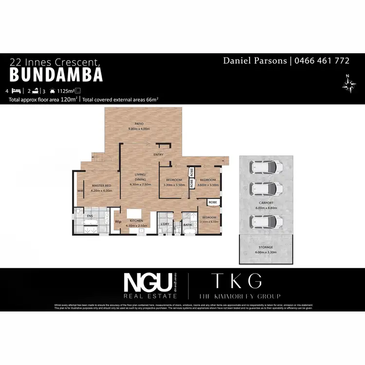 Floorplan of Homely house listing, 22 Innes Crescent, Bundamba QLD 4304