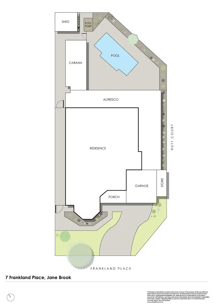 Floorplan of Homely house listing, 7 Frankland Place, Jane Brook WA 6056