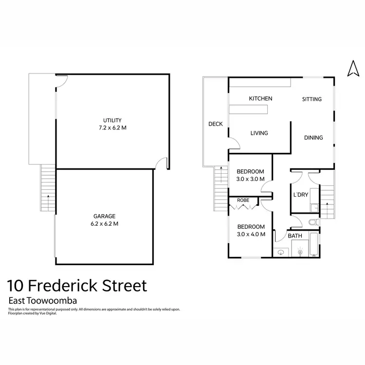 Floorplan of Homely house listing, 10 Frederick Street, East Toowoomba QLD 4350