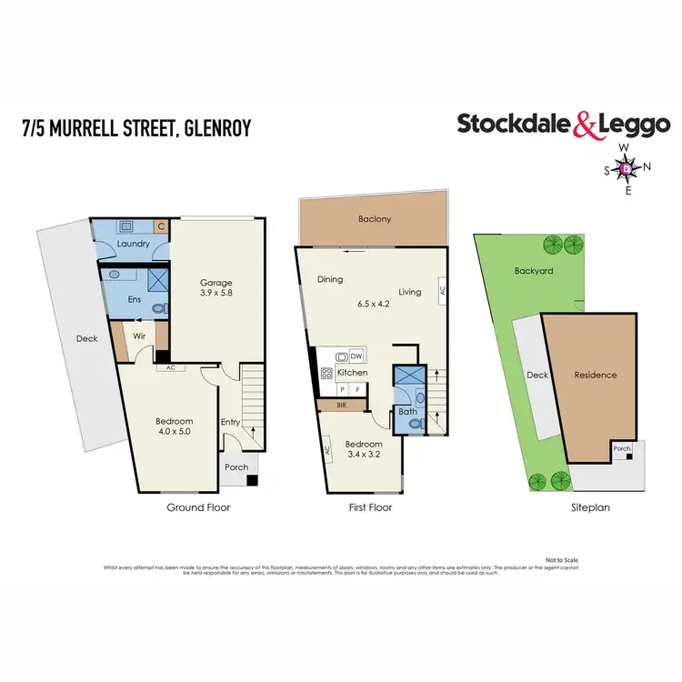 Floorplan of Homely townhouse listing, 7/5 Murrell Street, Glenroy VIC 3046