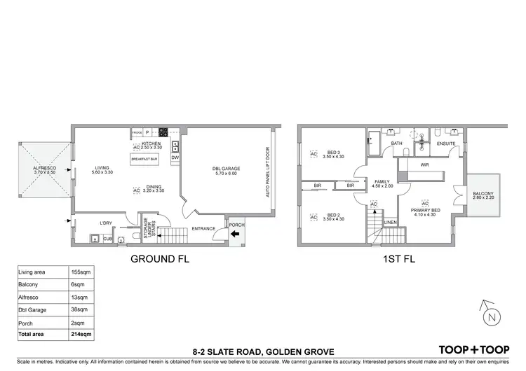 Floorplan of Homely house listing, 8/2 Slate Road, Golden Grove SA 5125
