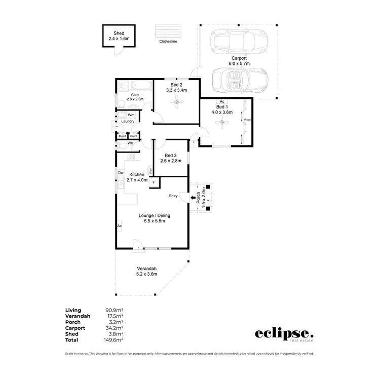 Floorplan of Homely house listing, 1 Haig Street, Broadview SA 5083