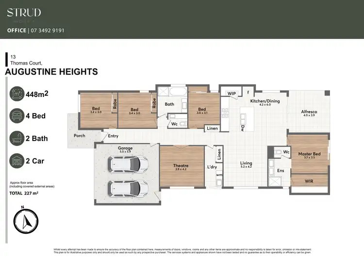 Floorplan of Homely house listing, 13 Thomas Court, Augustine Heights QLD 4300