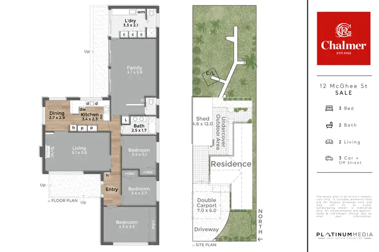Floorplan of Homely house listing, 12 McGhee Street, Sale VIC 3850