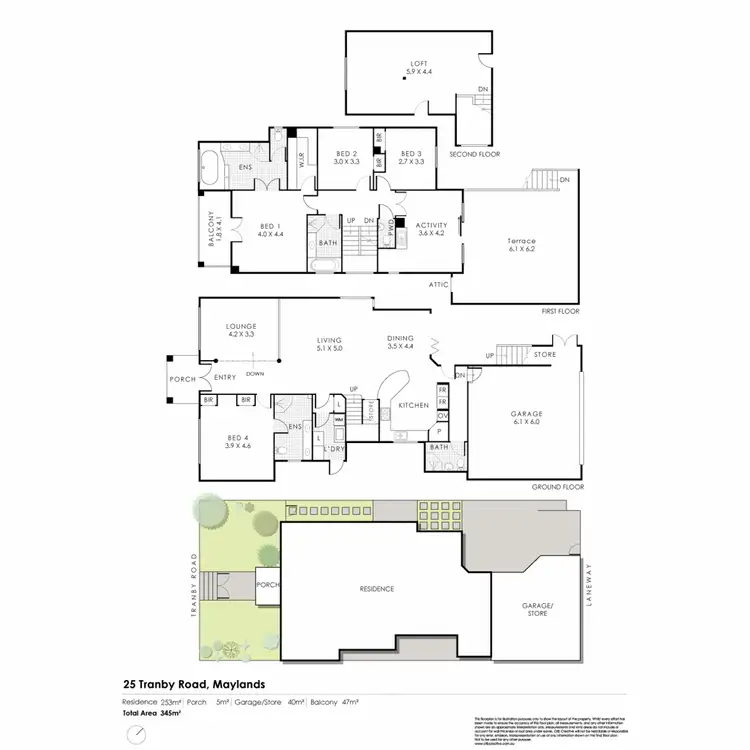 Floorplan of Homely house listing, 25 Tranby Road, Maylands WA 6051