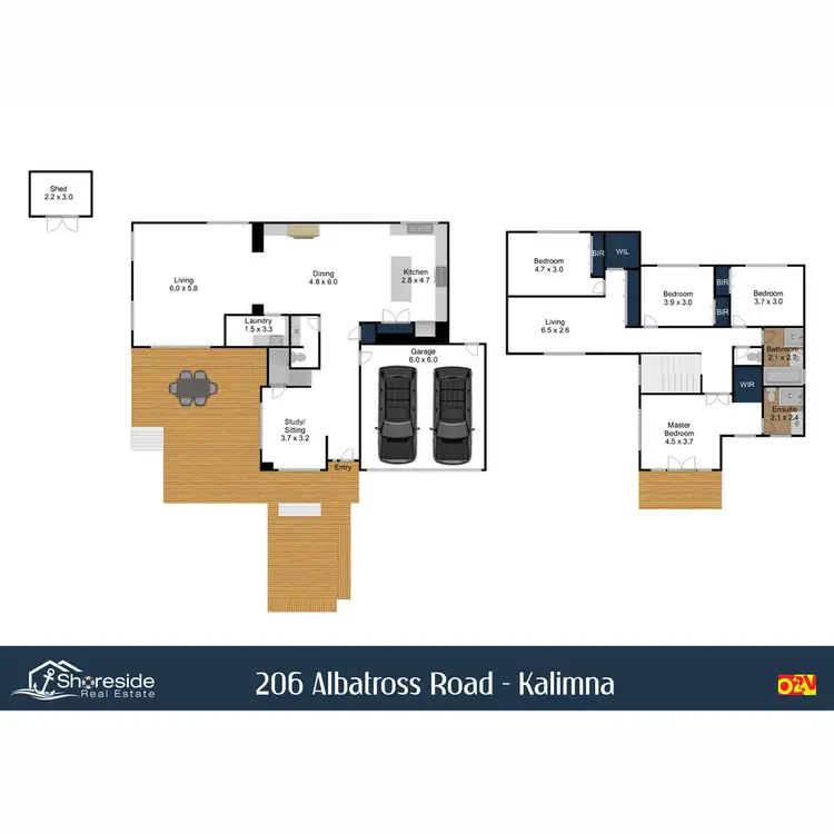 Floorplan of Homely house listing, 9 Stormbird Drive, Kalimna VIC 3909
