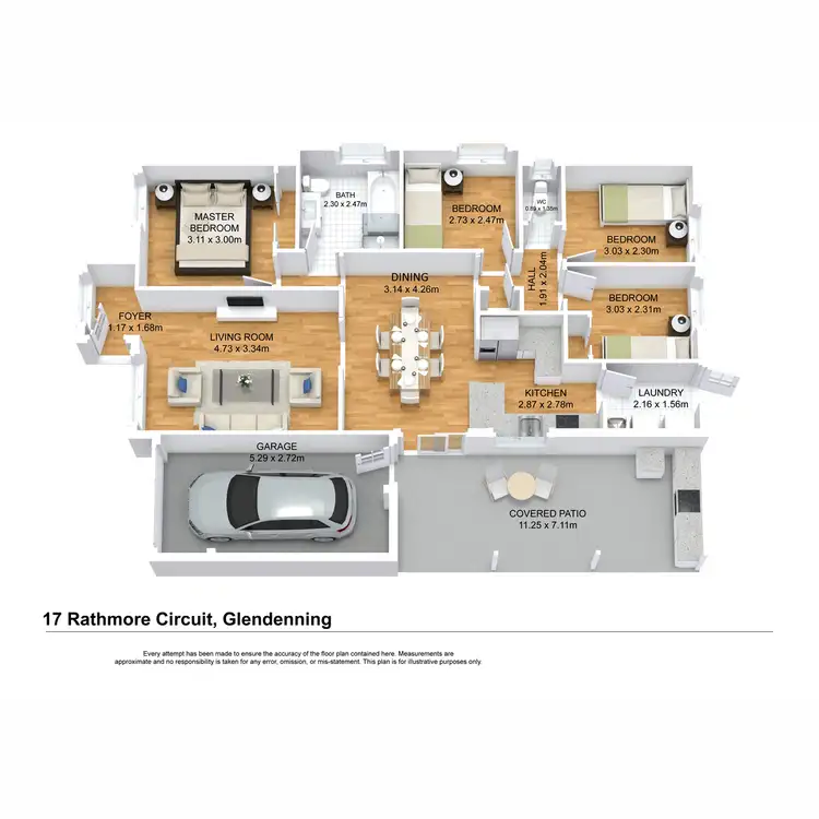 Floorplan of Homely house listing, 17 Rathmore Circuit, Glendenning NSW 2761