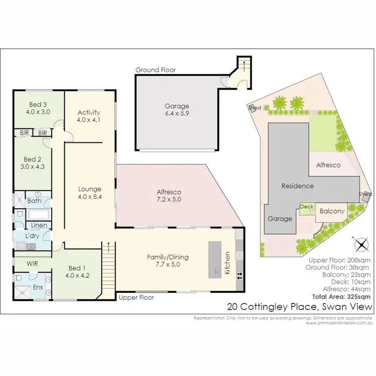 Floorplan of Homely house listing, 11 Cottingley Place, Swan View WA 6056