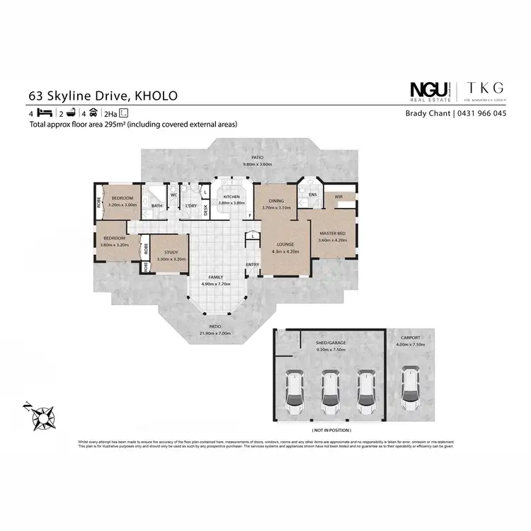 Floorplan of Homely rural property listing, 63 Skyline Drive, Kholo QLD 4306