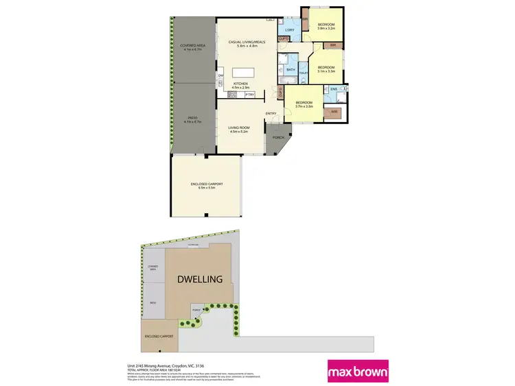 Floorplan of Homely house listing, 2/45 Mirang Avenue, Croydon VIC 3136