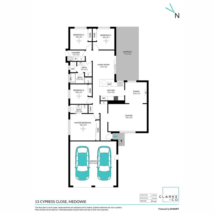 Floorplan of Homely house listing, 13 Cypress Close, Medowie NSW 2318