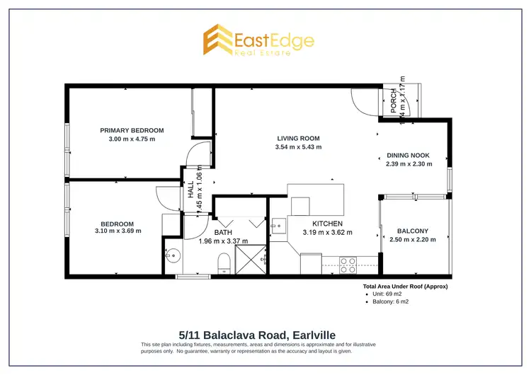 Floorplan of Homely unit listing, 5/11 Balaclava Road, Earlville QLD 4870