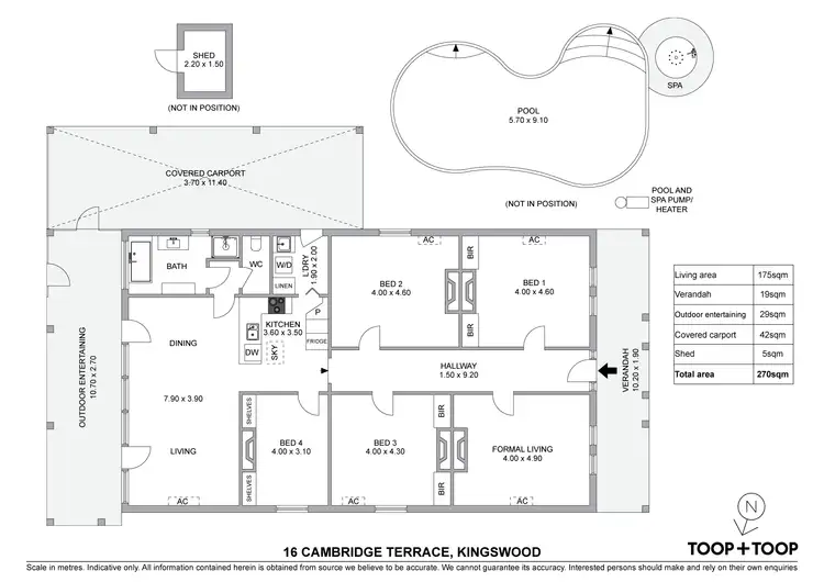 Floorplan of Homely house listing, 16 Cambridge Terrace, Kingswood SA 5062
