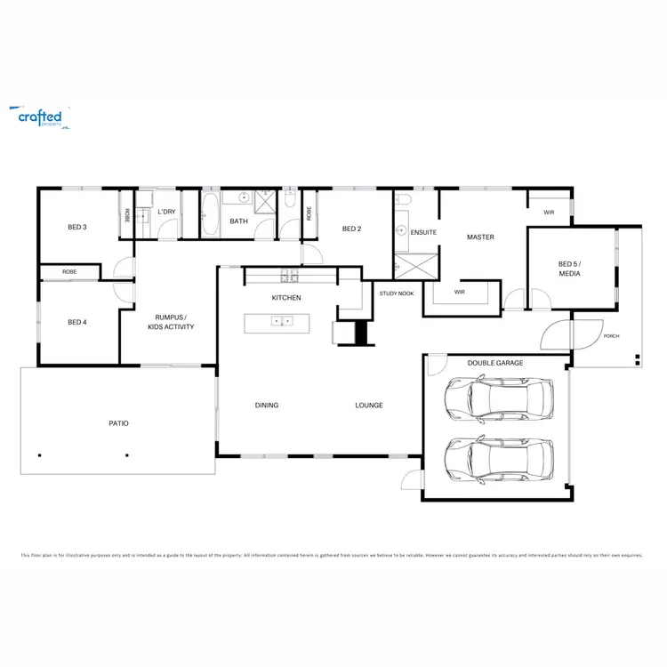 Floorplan of Homely house listing, 4 Emerald Parade, Greenbank QLD 4124