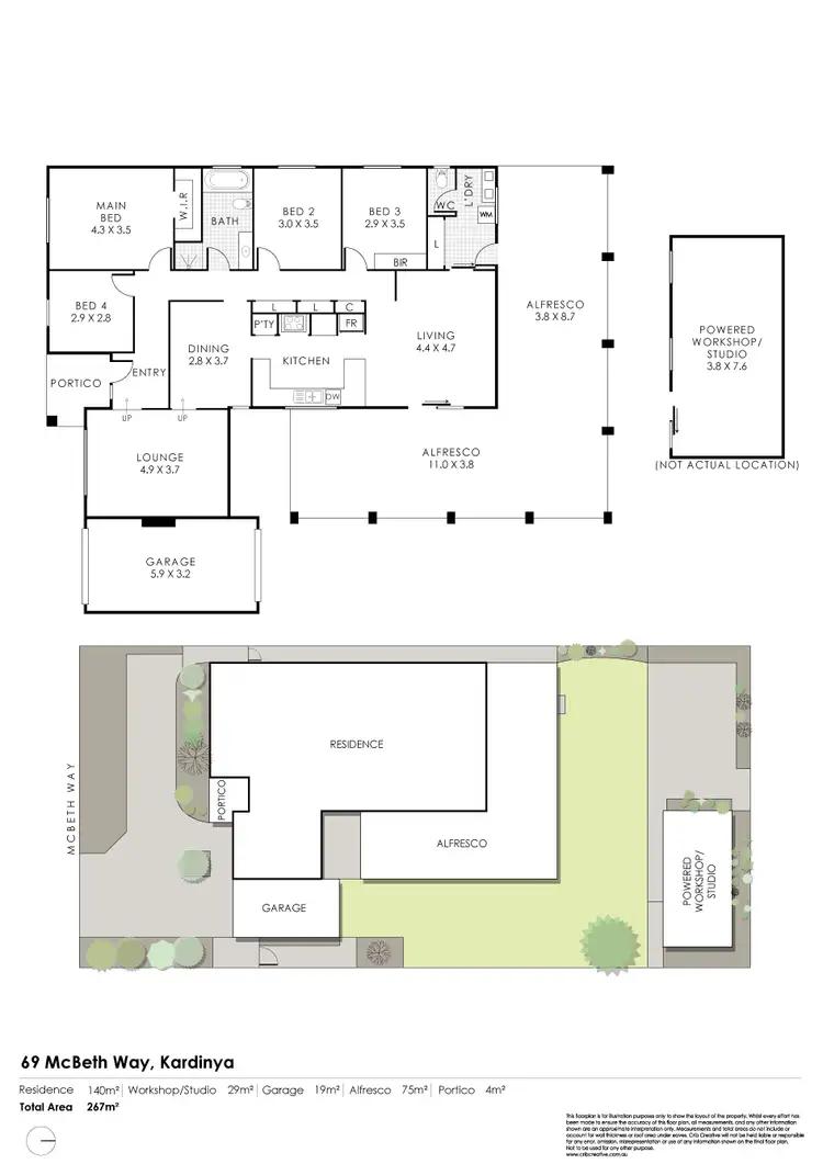 Floorplan of Homely house listing, 69 McBeth Way, Kardinya WA 6163
