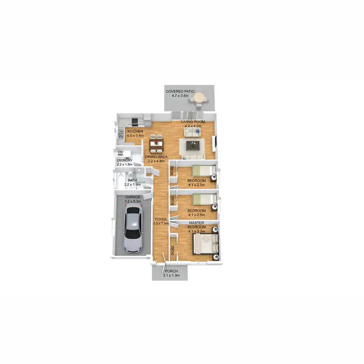Floorplan of Homely house listing, 6 Hanlan Street, Cranebrook NSW 2749