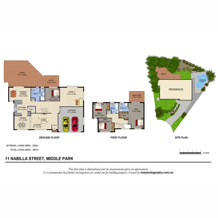 Floorplan of Homely house listing, 11 Nabilla Place, Middle Park QLD 4074
