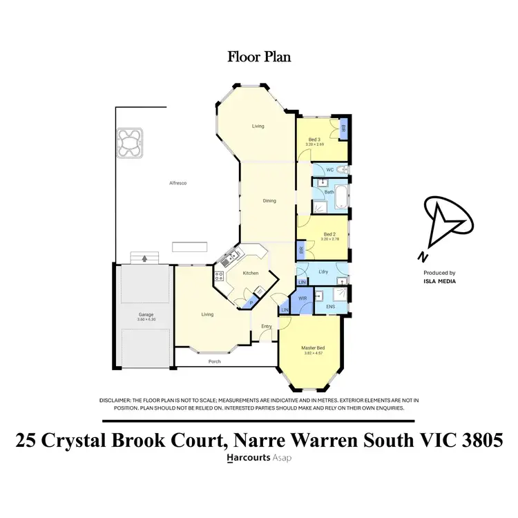 Floorplan of Homely house listing, 25 Crystal Brook Court, Narre Warren South VIC 3805