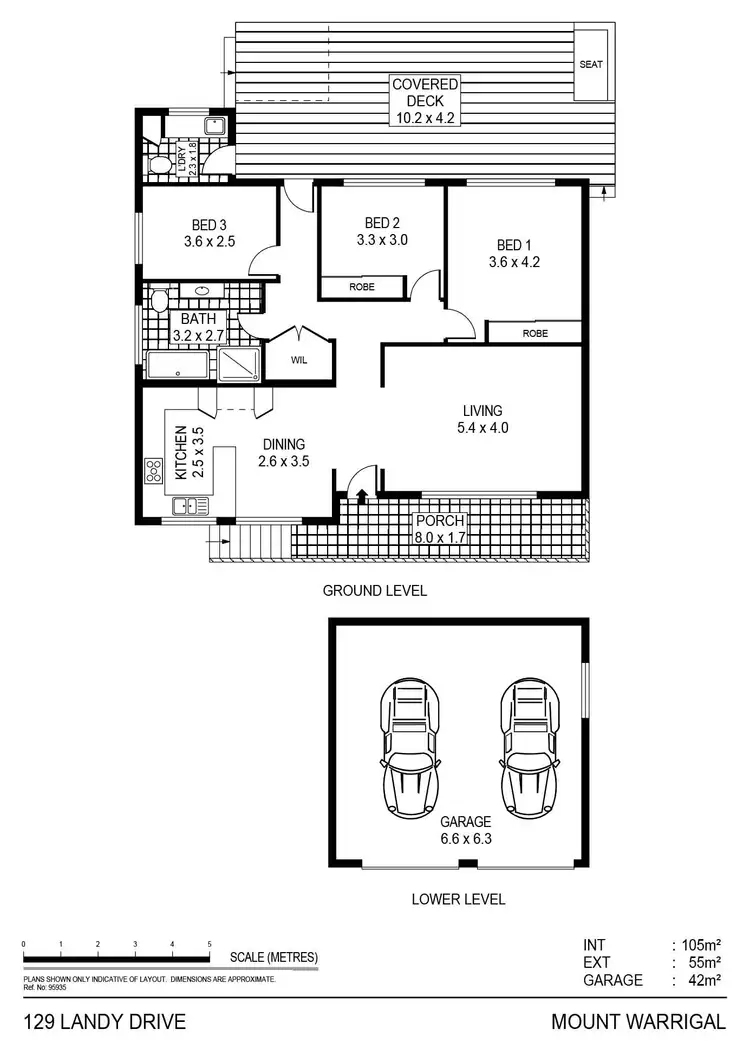 Floorplan of Homely house listing, 129 Landy Drive, Mount Warrigal NSW 2528