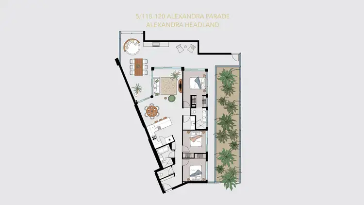 Floorplan of Homely apartment listing, 5/118 Alexandra Parade, Alexandra Headland QLD 4572