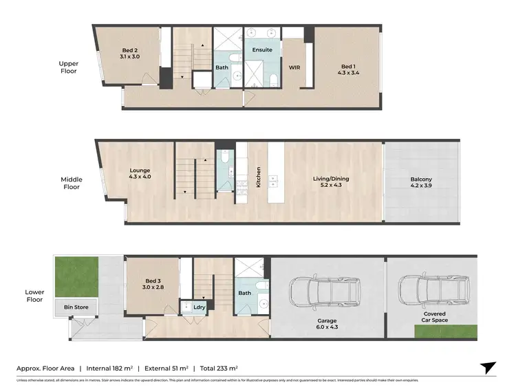 Floorplan of Homely townhouse listing, 69/18 Morris Street, Wooloowin QLD 4030