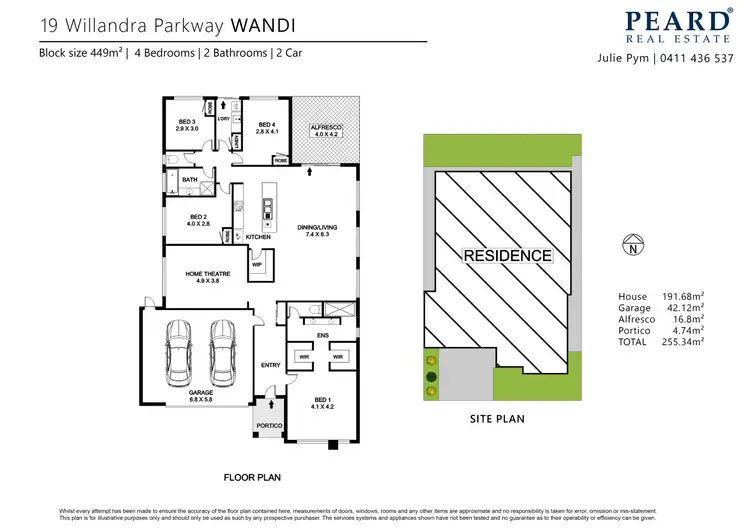 Floorplan of Homely house listing, 19 Willandra Parkway, Wandi WA 6167