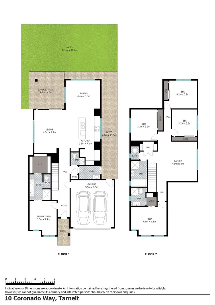 Floorplan of Homely house listing, 10 Coronado Way, Tarneit VIC 3029