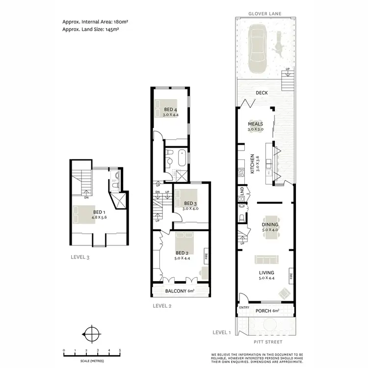 Floorplan of Homely terrace listing, 107 Pitt Street, Redfern NSW 2016