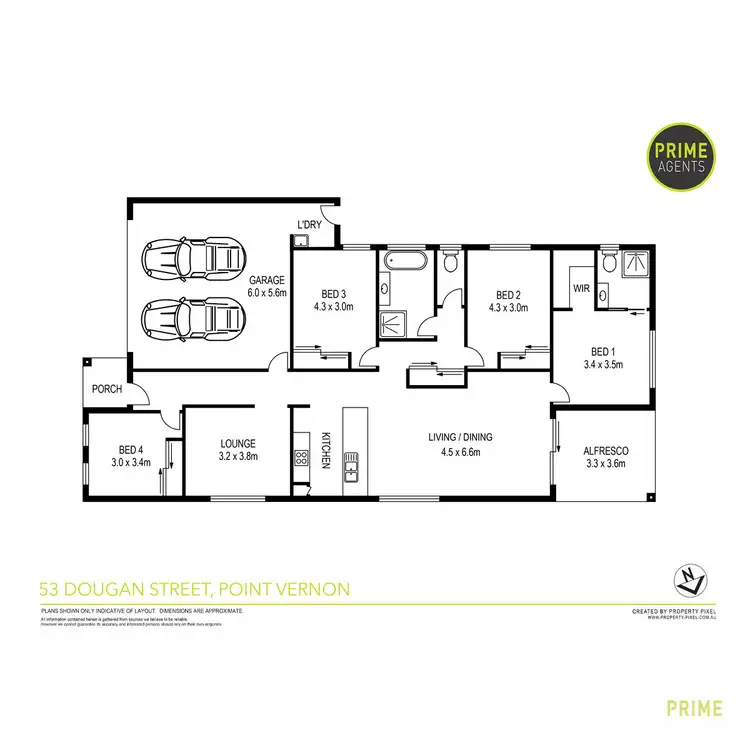 Floorplan of Homely house listing, 53 Dougan Street, Point Vernon QLD 4655