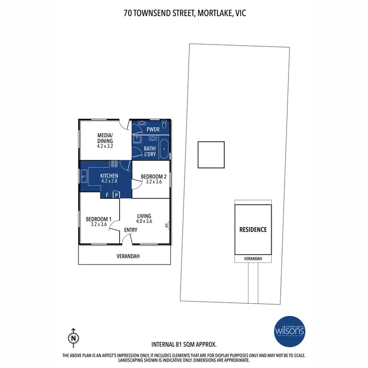 Floorplan of Homely house listing, 70 Townsend Street, Mortlake VIC 3272