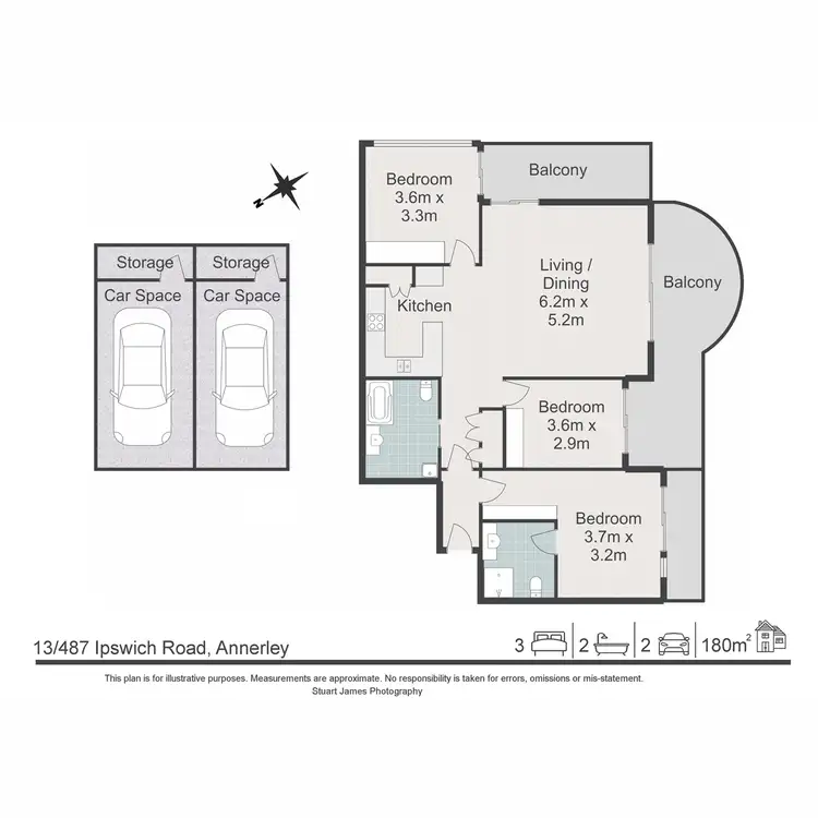 Floorplan of Homely apartment listing, 13/487 Ipswich Road, Annerley QLD 4103