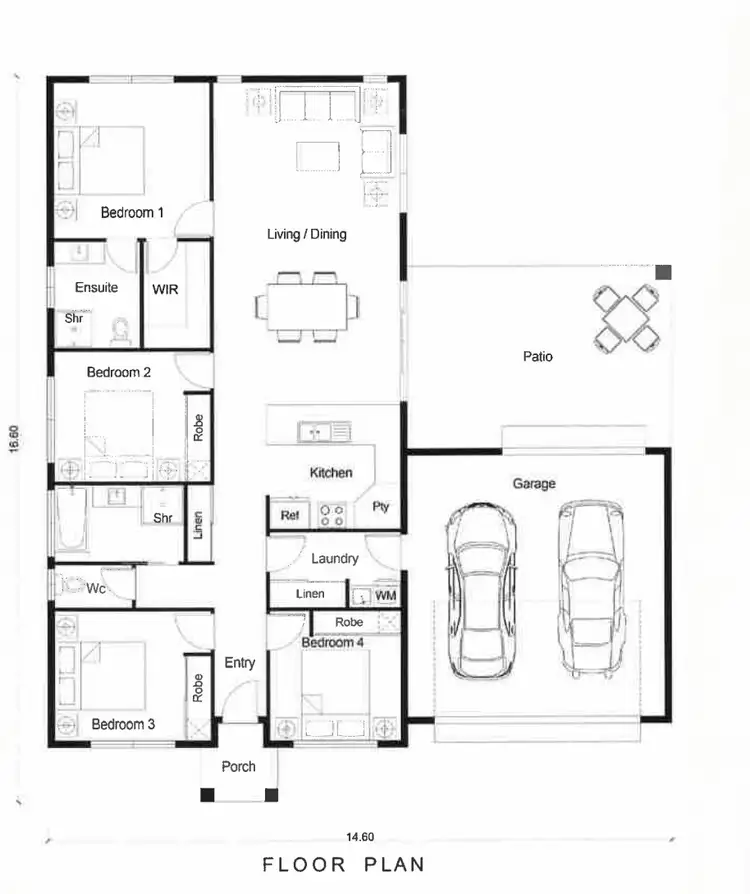 Floorplan of Homely house listing, 6 Pietro Court, Mareeba QLD 4880