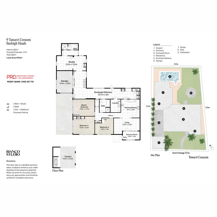 Floorplan of Homely house listing, 9 Tawarri Crescent, Burleigh Heads QLD 4220