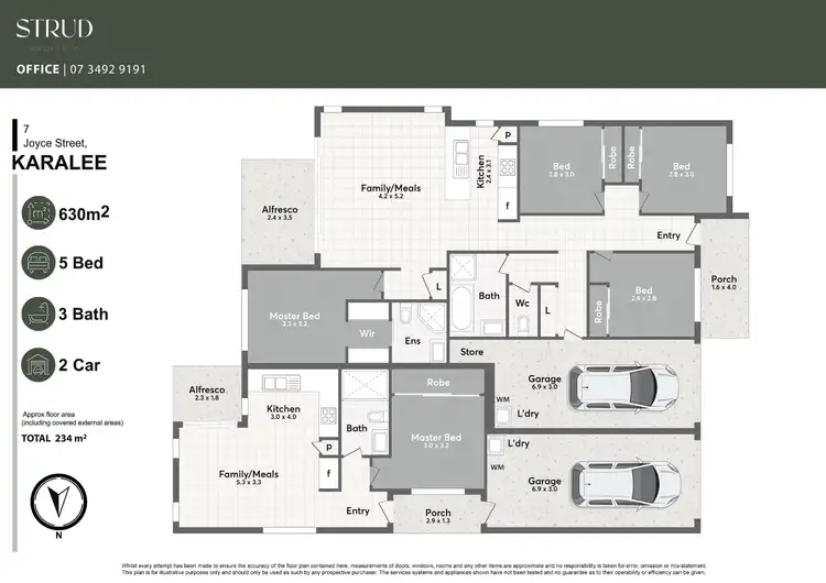 Floorplan of Homely house listing, 7 Joyce Street, Karalee QLD 4306