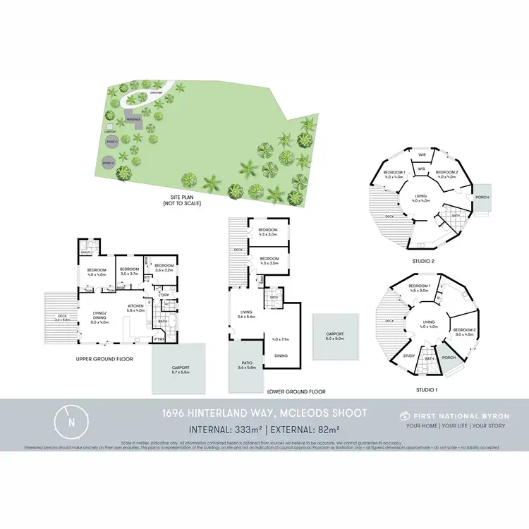 Floorplan of Homely house listing, 1696 Hinterland Way, Mcleods Shoot NSW 2479