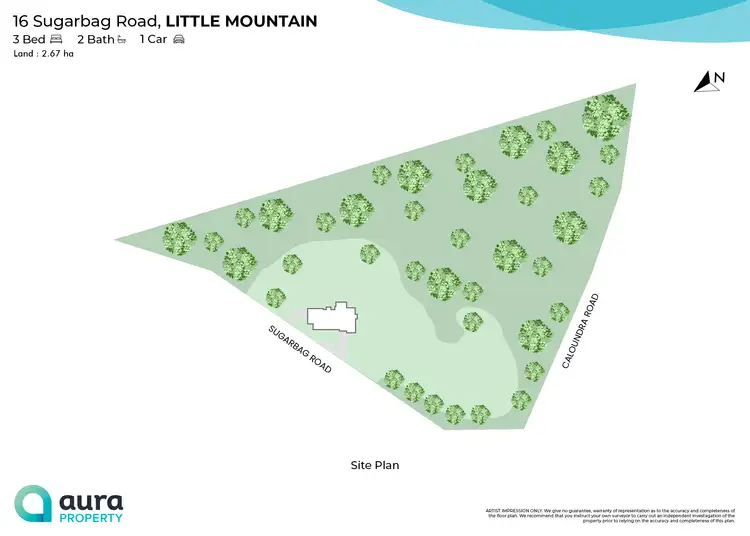 Floorplan of Homely house listing, 16 Sugar Bag Road, Little Mountain QLD 4551