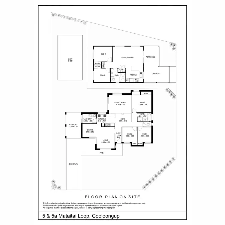 Floorplan of Homely house listing, 5 Mataitai Loop, Cooloongup WA 6168