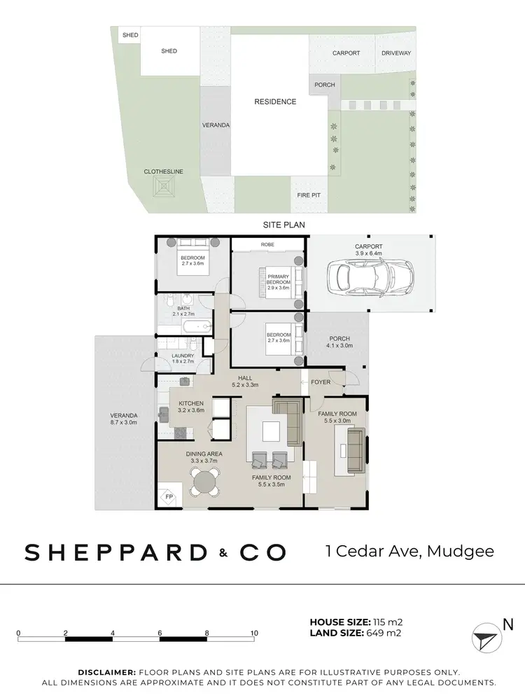 Floorplan of Homely house listing, 1 Cedar Avenue, Mudgee NSW 2850