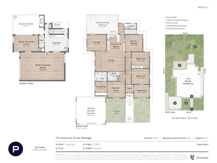 Floorplan of Homely house listing, 122 Kadumba Street, Yeronga QLD 4104