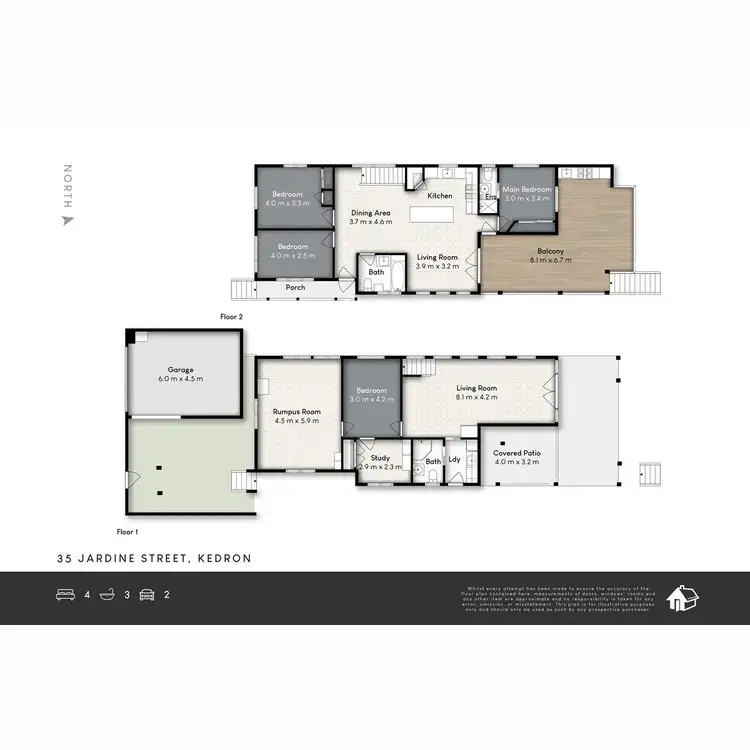 Floorplan of Homely house listing, 35 Jardine Street, Kedron QLD 4031