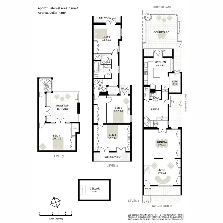 Floorplan of Homely terrace listing, 34 Gurner Street, Paddington NSW 2021