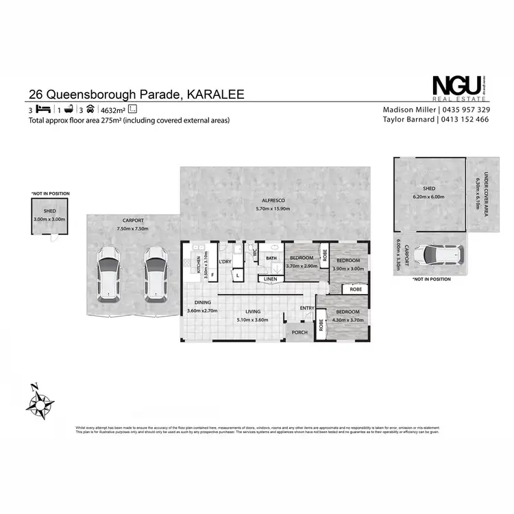 Floorplan of Homely house listing, 26 Queensborough Parade, Karalee QLD 4306