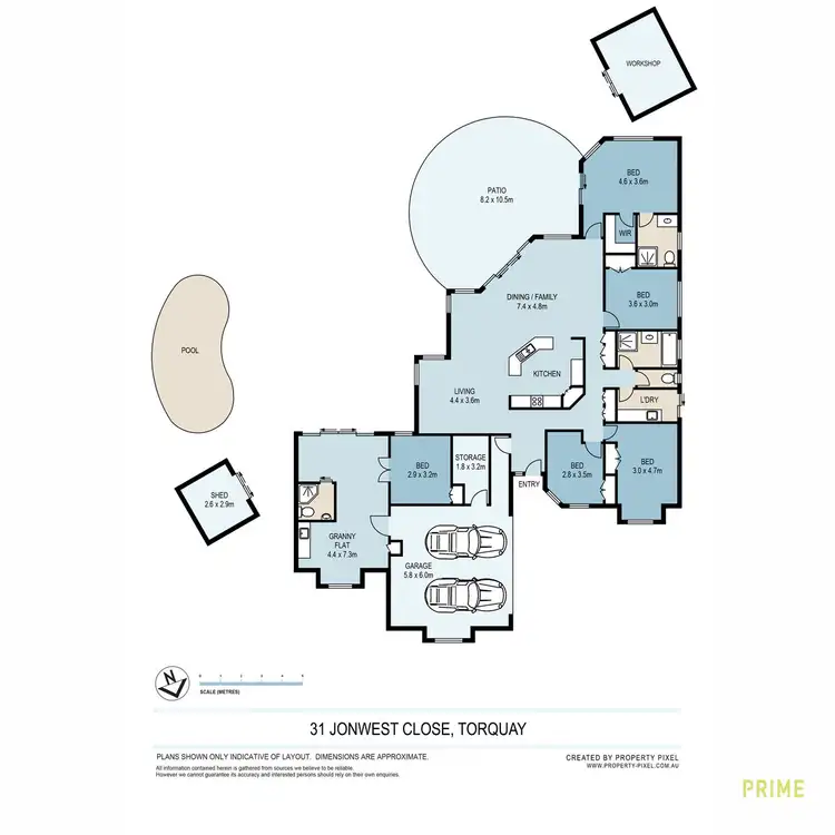 Floorplan of Homely house listing, 31 Jonwest Close, Torquay QLD 4655