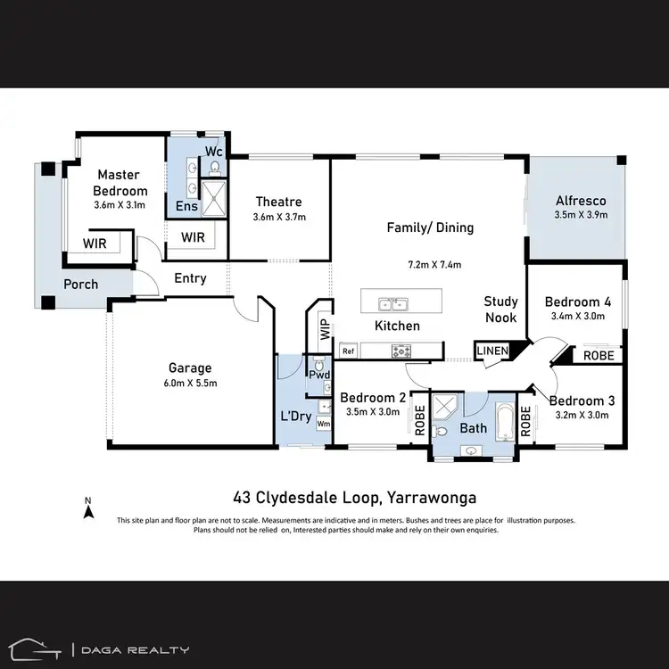 Floorplan of Homely house listing, 43 Clydesdale Loop, Yarrawonga VIC 3730