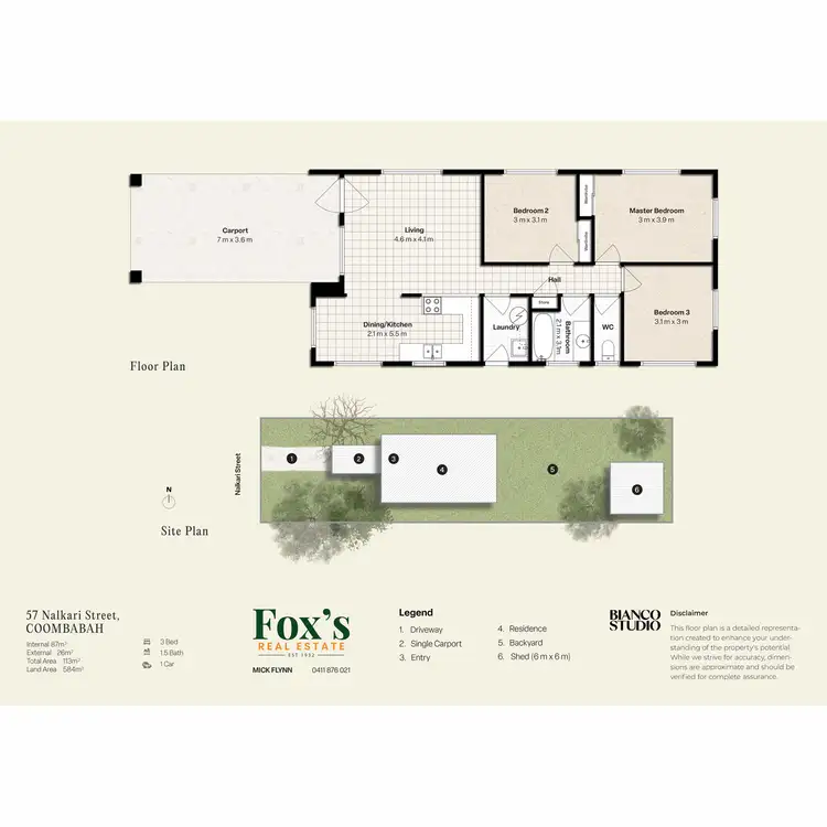 Floorplan of Homely house listing, 57 Nalkari Street, Coombabah QLD 4216