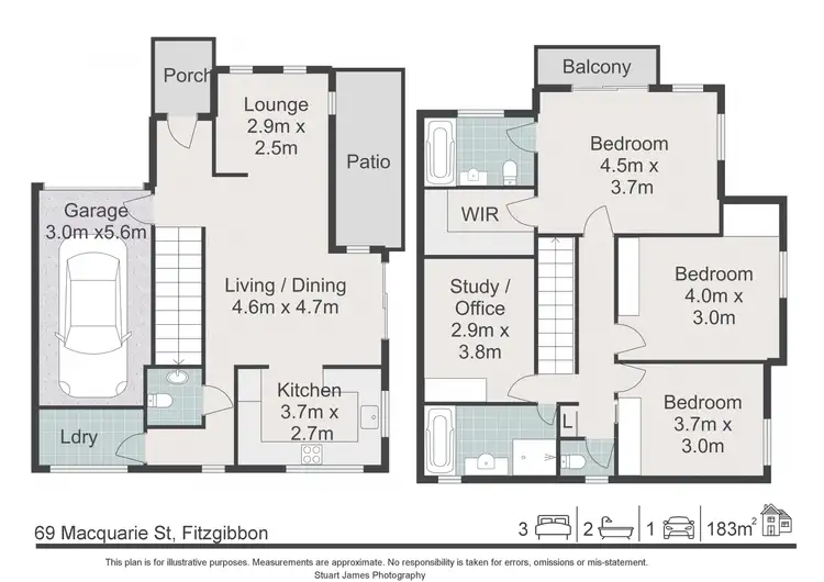 Floorplan of Homely house listing, 69 Macquarie Circuit, Fitzgibbon QLD 4018