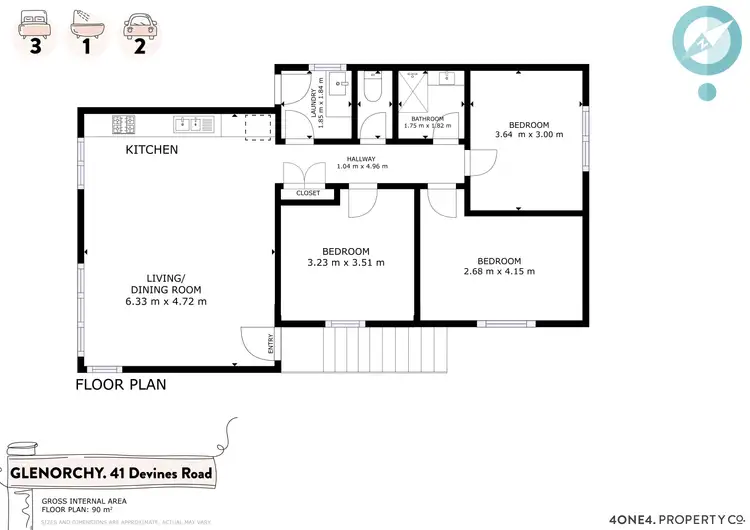 Floorplan of Homely house listing, 41 Devines Road, Glenorchy TAS 7010